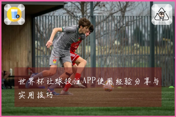 世界杯让球投注APP使用经验分享与实用技巧